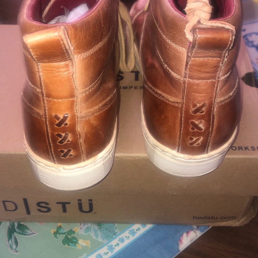 Bed|Stu Brown Ankle Boots Boxbrand new in box bed Stu Rossela booties - Picture 5 of 6